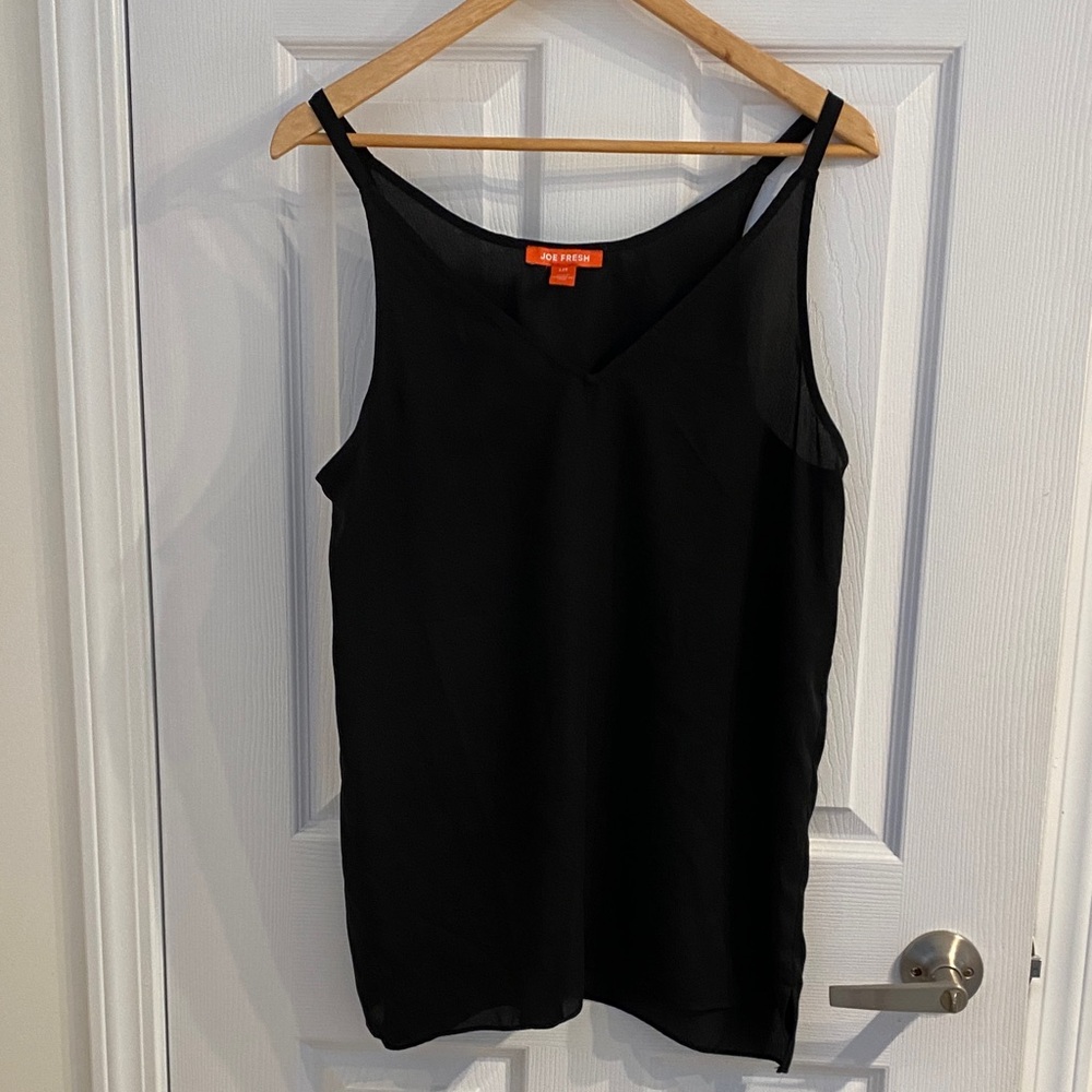 Joe Fresh Black Camisole size Large